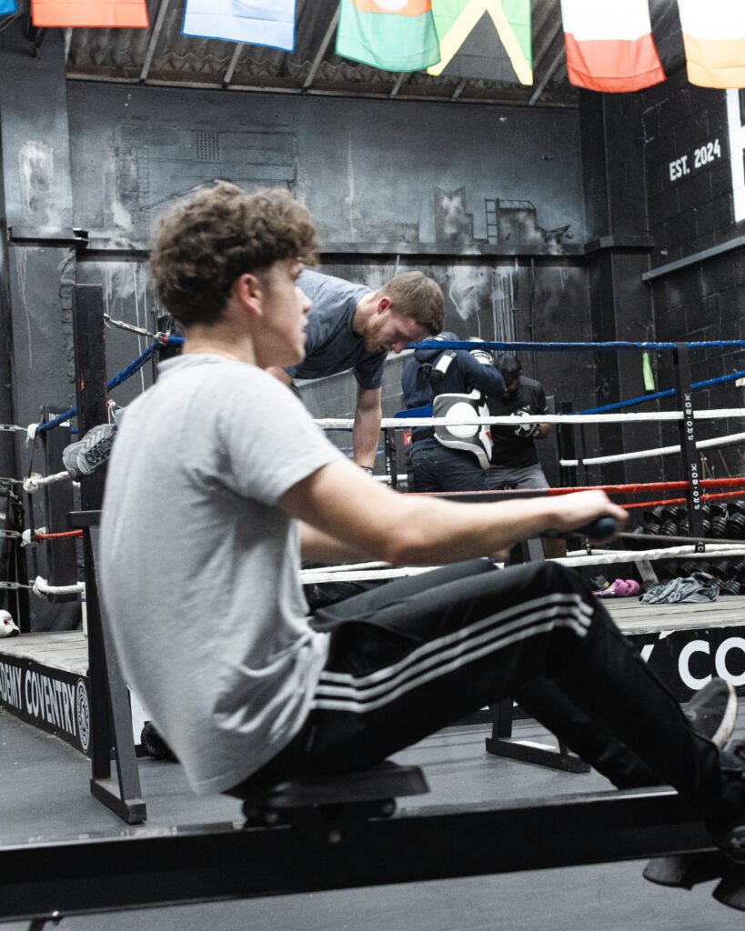 Two boxers doing boxing fitness at Fight Academy Coventry