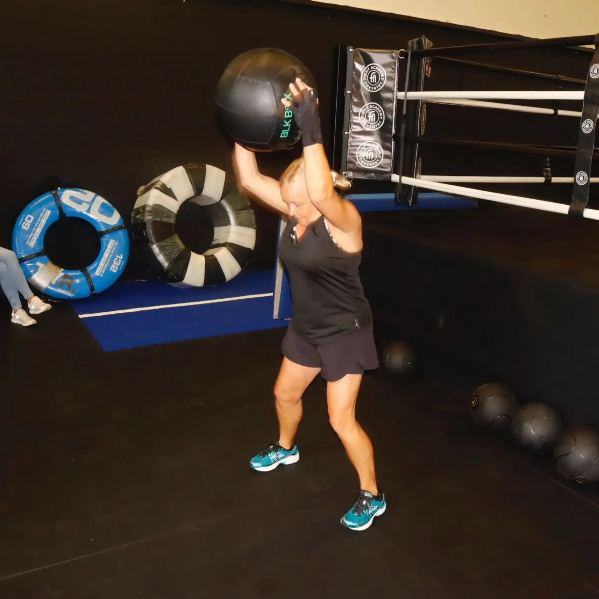 Lady Boxing at Fight Academy
